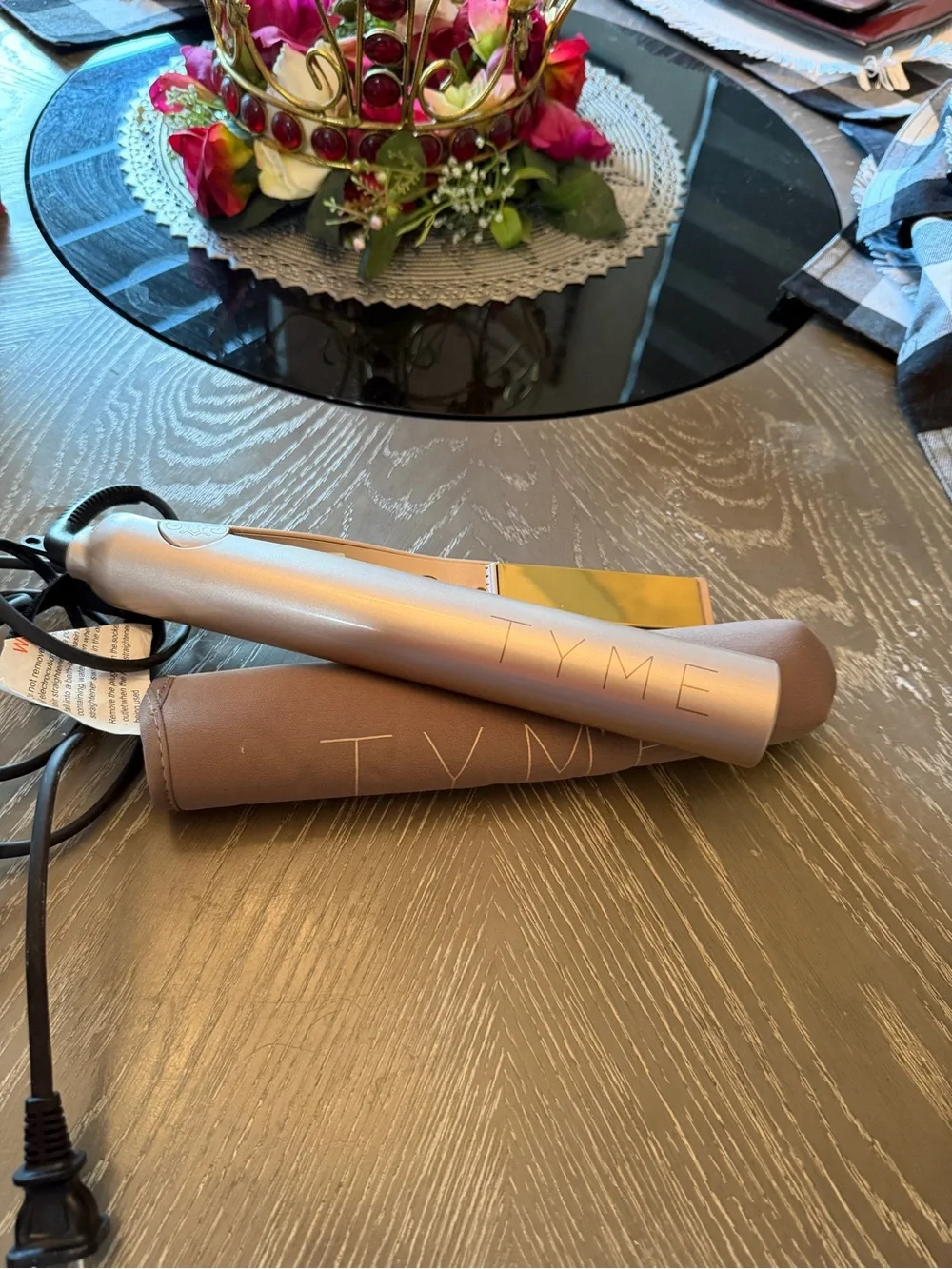 TYME Dusty Mauve Heat-Resistant Styling Tool Cover